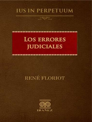 cover image of Los errores judiciales